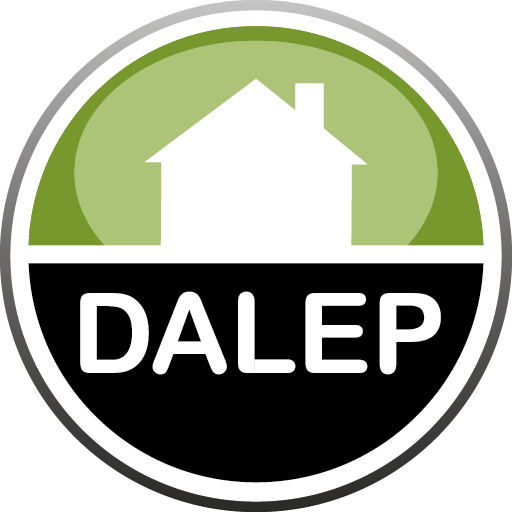 Logo DALEP vert et noir pour marty-louis, spécialiste habitat et toiture dans le Tarn